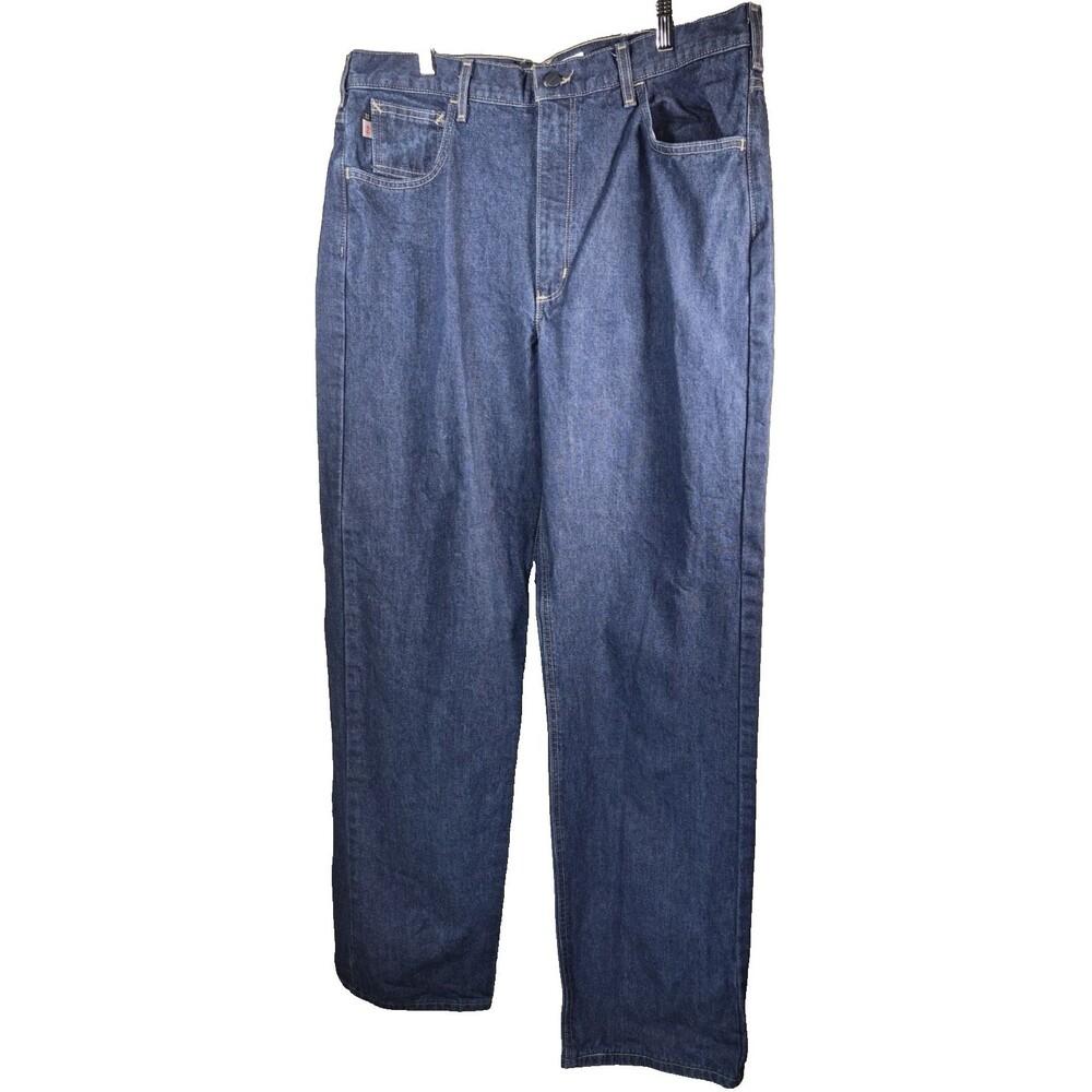 Carhartt FR Pants Mens 38x34 Blue Flame Resistant Cat 2 Denim Utility Work Jeans
